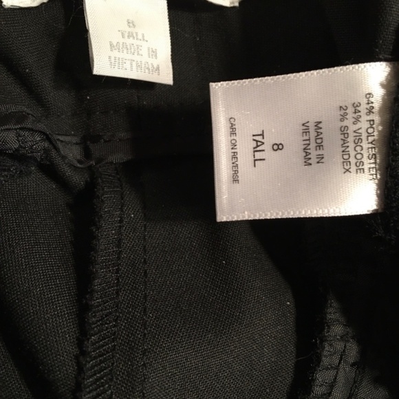 NEW YORK & COMPANY STRETCH City Stretch Luxe 5th Ave. Pant, NWOT, BLACK, 8 TALL - Picture 3 of 8